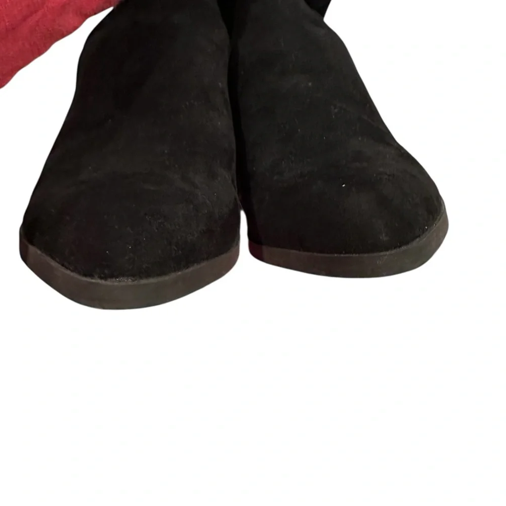 Dolce Vita microsuede black Over the knee thigh high minimalist luxe boots 8